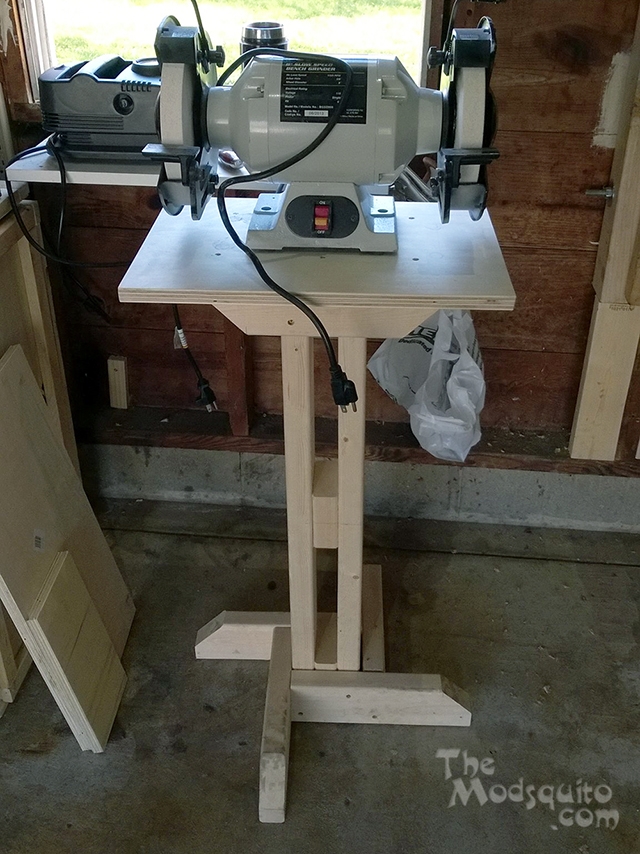 Around the Shop 8: Grinder Stand, with plans - by